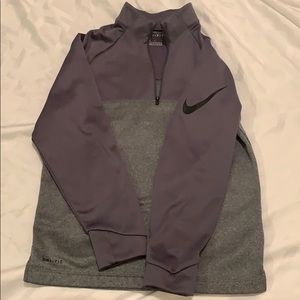 Boys Nike DriFit zippered pullover